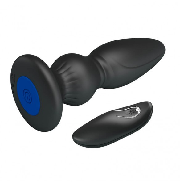 MR PLAY - Remote-Controlled Vibrating Anal Plug l (Chargeable - Black) MR PLAY - Remote-Controlled Vibrating Anal Plug l (Chargeable - Black)
